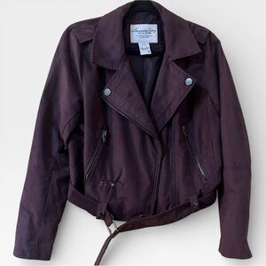 American Rag Purple Suede Jacket